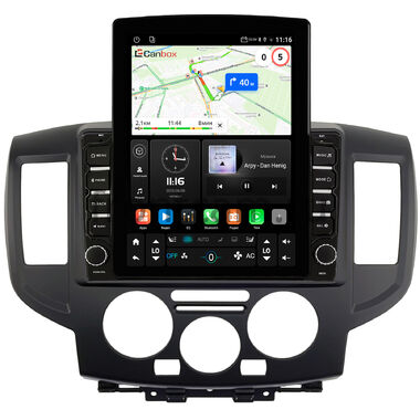 Nissan NV200 2009-2026 (чёрная) Canbox GT095-9-0391 на Android 10 (QLed, 2/32, DSP, CarPlay)