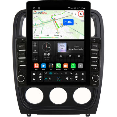 Dodge Caliber 2009-2013 Canbox GT095-9-1115 на Android 10 (QLed, 2/32, DSP, CarPlay)