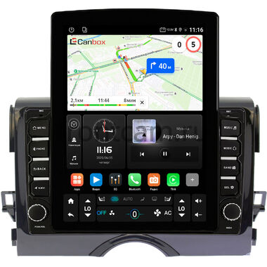Toyota Mark X 2 2009-2019 (для авто с навигацией) Canbox GT095-9-168 на Android 10 (QLed, 2/32, DSP, CarPlay)