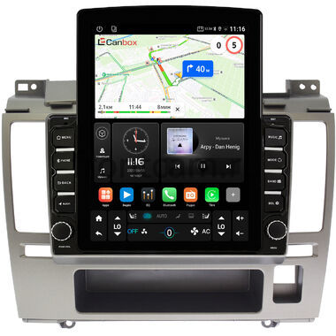 Nissan Tiida Latio 2004-2013 (серая, правый руль) Canbox GT095-9-209 на Android 10 (QLed, 2/32, DSP, CarPlay)