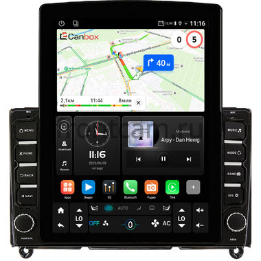 Toyota HiAce (H300) 2019-2026 Canbox GT095-9-260 на Android 10 (QLed, 2/32, DSP, CarPlay)