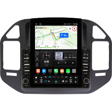 Mitsubishi Pajero 3, Montero 3 1999-2006 (черная) Canbox GT095-9-266 на Android 10 (QLed, 2/32, DSP, CarPlay)