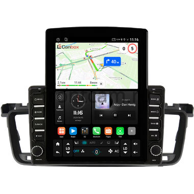 Peugeot 508 2011-2018 Canbox GT095-9-271 на Android 10 (QLed, 2/32, DSP, CarPlay)