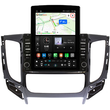 Mitsubishi L200 5, Pajero Sport 3, Montero Sport 3 2015-2019 (для авто с МКПП, с климат-контролем, глянцевая) Canbox GT095-9-637 на Android 10 (QLed, 2/32, DSP, CarPlay)