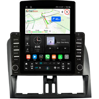 Volvo XC60 2008-2013 (матовая, темно-серая) Canbox GT095-9-788 на Android 10 (QLed, 2/32, DSP, CarPlay)