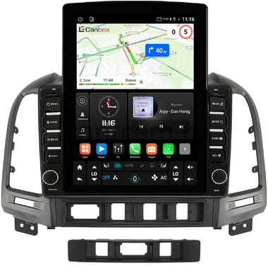 Hyundai Santa Fe 2 2005-2012 Canbox GT095-9052 на Android 10 (QLed, 2/32, DSP, CarPlay)