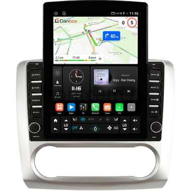 Ford Focus 2 2005-2011 с климатом Canbox GT095-9060 на Android 10 (QLed, 2/32, DSP, CarPlay)