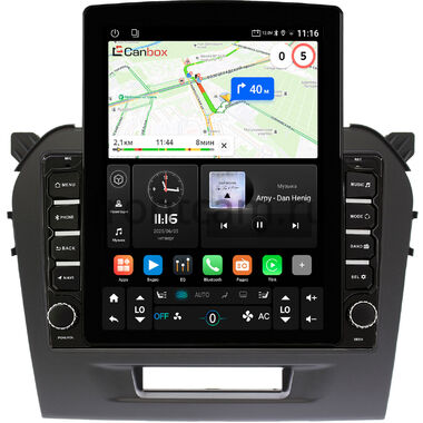 Suzuki Vitara 2014-2026 Canbox GT095-9103 на Android 10 (QLed, 2/32, DSP, CarPlay)