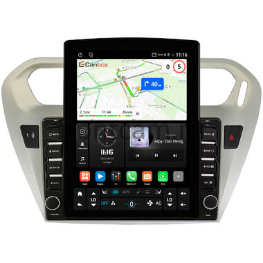 Peugeot 301 2012-2024 Canbox GT095-9118 на Android 10 (QLed, 2/32, DSP, CarPlay)