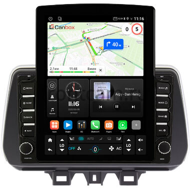 Hyundai Tucson 3 2018-2021 Canbox GT095-9158 на Android 10 (QLed, 2/32, DSP, CarPlay)