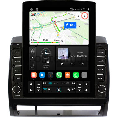 Toyota Tacoma 2 2004-2015 (глянец) Canbox GT095-9173 на Android 10 (QLed, 2/32, DSP, CarPlay)