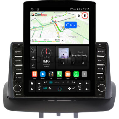 Renault Fluence, Megane 3 2008-2016 Canbox GT095-9215 на Android 10 (QLed, 2/32, DSP, CarPlay)