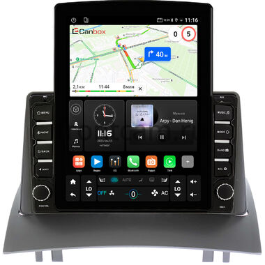 Renault Megane 2 2002-2009 Canbox GT095-9231 на Android 10 (QLed, 2/32, DSP, CarPlay)