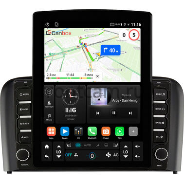 Volvo S80 1998-2006 Canbox GT095-9319 на Android 10 (QLed, 2/32, DSP, CarPlay)
