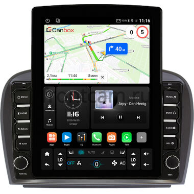 Mercedes-Benz SL (R230) 2006-2011 Canbox GT095-9403 на Android 10 (QLed, 2/32, DSP, CarPlay)