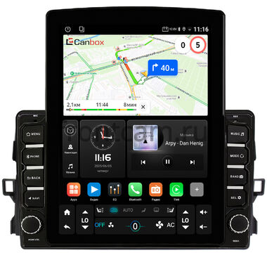 Toyota Auris 2006-2012 Canbox GT095-9427 на Android 10 (QLed, 2/32, DSP, CarPlay)