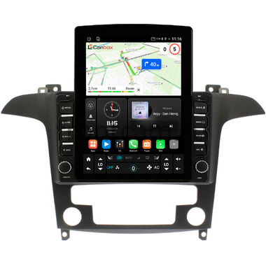 Ford S-Max, Galaxy 2 2006-2015 (с климат-контролем) Canbox GT095-9-9486 на Android 10 (QLed, 2/32, DSP, CarPlay)