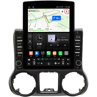 Jeep Wrangler 3 (JK) 2011-2014 Canbox GT095-10-009 на Android 10 (QLed, 2/32, DSP, CarPlay)