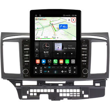 Mitsubishi Lancer 10 2007-2017 Canbox GT095-9-MI113N на Android 10 (QLed, 2/32, DSP, CarPlay)