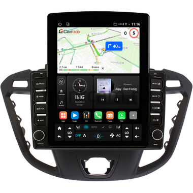 Ford Tourneo Custom, Transit Custom (2012-2023) (для любой компл.) Canbox GT095-9-Tour-Cust на Android 10 (QLed, 2/32, DSP, CarPlay)