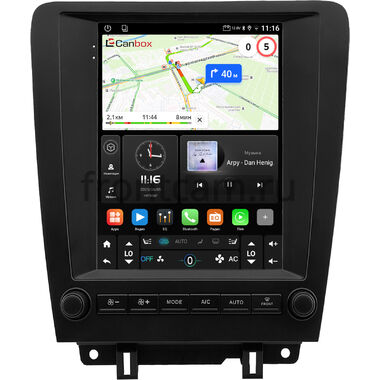 Ford Mustang 5 2009-2014 Canbox (Tesla style) 9.7 дюймов 2/32 GT096-1312-135 на Android 10 (QLed, DSP, CarPlay)