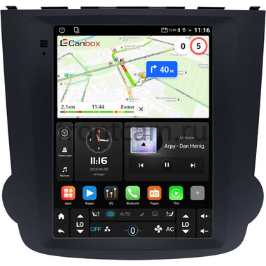 Honda CR-V 3 2006-2012 (Тип A - Для авто без климата) Canbox (Tesla style) 9.7 дюймов 2/32 GT096-1312-14 на Android 10 (QLed, DSP, CarPlay)