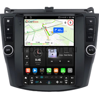 Honda Accord 7 2002-2008 (Тип 1) Canbox (Tesla style) 9.7 дюймов 2/32 GT096-1312-171 на Android 10 (QLed, DSP, CarPlay)