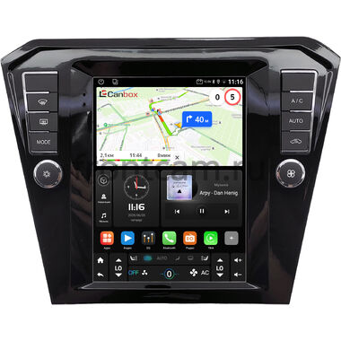 Volkswagen Passat B8 2014-2023 (глянцевая) Canbox (Tesla style) 9.7 дюймов 4/64 GTR096-1312-174 на Android 10 (QLed, DSP, CarPlay)