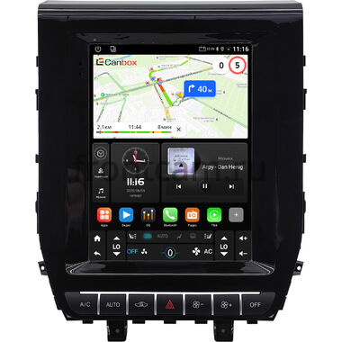 Toyota Land Cruiser 200 2015-2021 (для авто без надписи JBL Synthesis) (глянцевая) Canbox (Tesla style) 9.7 дюймов 2/32 GT096-1312-177 на Android 10 (QLed, DSP, CarPlay)