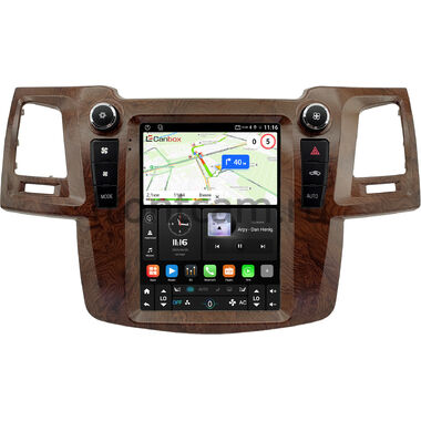 Toyota Fortuner, Hilux 7 2004-2015 (под дерево) Canbox (Tesla style) 9.7 дюймов 2/32 GT096-1312-179 на Android 10 (QLed, DSP, CarPlay)