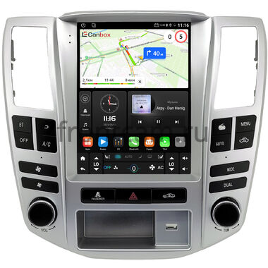 Lexus RX 300, RX 330, RX 350, RX 400h 2003-2009 (BSJ) Canbox (Tesla style) 9.7 дюймов 4/64 GTR096-1312-240 на Android 10 (QLed, DSP, CarPlay)