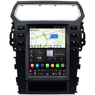Ford Explorer 5 2010-2019 (can BSJ) Canbox (Tesla style) 9.7 дюймов 2/32 GT096-1312-259 на Android 10 (QLed, DSP, CarPlay)