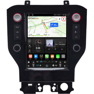 Ford Mustang 6 2014-2023 Canbox (Tesla style) 9.7 дюймов 2/32 GT096-1312-275 на Android 10 (QLed, DSP, CarPlay)