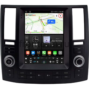 Infiniti FX35 (S50), FX45 (S50) 2006-2009 (черная) Canbox (Tesla style) 9.7 дюймов 4/64 GTR096-1312-289 на Android 10 (QLed, DSP, CarPlay)