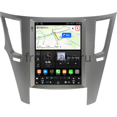 Subaru Legacy 5, Outback 4 2009-2014 (левый руль) Canbox (Tesla style) 9.7 дюймов 2/32 GT096-1312-48 на Android 10 (QLed, DSP, CarPlay)