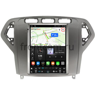 Ford Mondeo 4 2006-2010 (серая, для авто с климат-контролем) Canbox (Tesla style) 9.7 дюймов 4/64 GTR096-1312-90 на Android 10 (QLed, DSP, CarPlay)