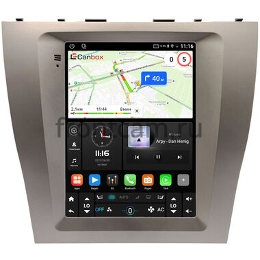 Toyota Camry XV40 2006-2011 (с климат-контролем) Canbox (Tesla style) 9.7 дюймов 2/32 GT096-1312-95 на Android 10 (QLed, DSP, CarPlay)