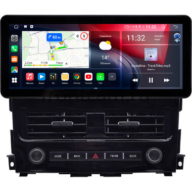 Nissan Teana 3 (J33) 2014-2020, Altima 5 (L33) 2012-2018 12.3 дюйма Canbox GT1231-0095 на Android 10 (CarPlay, 2/32, DSP, QLed) Audi Style