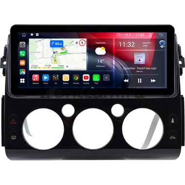 Toyota FJ Cruiser 2006-2022 (черная, глянцевая) 12.3 дюйма Canbox GT1231-0495 на Android 10 (CarPlay, 2/32, DSP, QLed) Audi Style