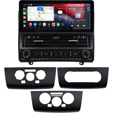Nissan Tiida 2004-2013 (Тип 2, цвет черный) 12.3 дюйма Canbox GTR1231-0592 на Android 10 (CarPlay, 4/64, DSP, QLed) Audi Style