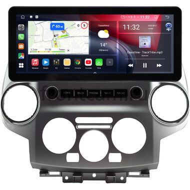 Nissan NV200 2009-2026 (серебряная) 12.3 дюйма Canbox GTR1231-0797 на Android 10 (CarPlay, 4/64, DSP, QLed) Audi Style