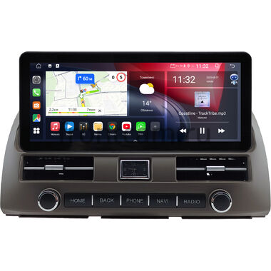 Toyota Camry XV30 2001-2006 (бежевая, с часами) 12.3 дюйма Canbox GT1231-0818 на Android 10 (CarPlay, 2/32, DSP, QLed) Audi Style