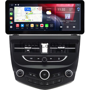 Honda Accord 7 2002-2008 12.3 дюйма Canbox GT1231-1415 на Android 10 (CarPlay, 2/32, DSP, QLed) Audi Style