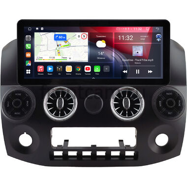GAZ Газел Бизнес (Gazele Business) (черная, матовая) 12.3 дюйма Canbox GTR1231-1469 на Android 10 (CarPlay, 4/64, DSP, QLed) Audi Style