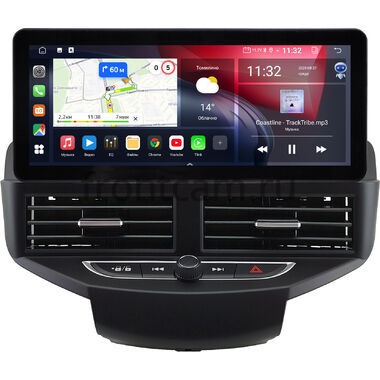 Ford Fiesta (Mk6) 2008-2019 (черная) 12.3 дюйма Canbox GT1231-1539 на Android 10 (CarPlay, 2/32, DSP, QLed) Audi Style