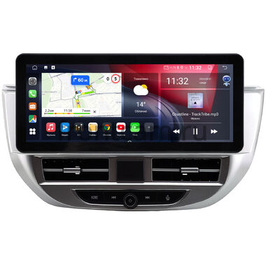 Hyundai Tucson 3 2015-2018 (серебряная, левый руль) 12.3 дюйма Canbox GTR1231-1541 на Android 10 (CarPlay, 4/64, DSP, QLed) Audi Style