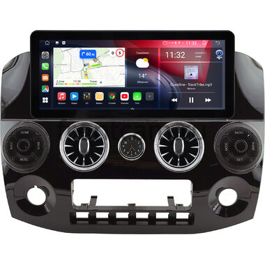 GAZ Газел Бизнес (Gazele Business) (черная, глянцевая) 12.3 дюйма Canbox GTR1231-1551 на Android 10 (CarPlay, 4/64, DSP, QLed) Audi Style