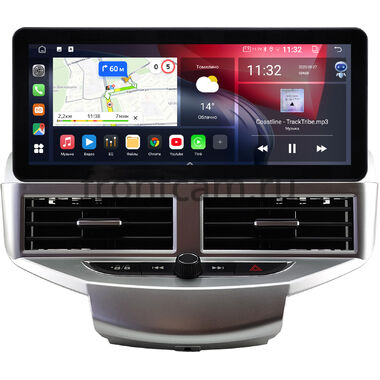 Ford Fiesta (Mk6) 2008-2019 (серебряная) 12.3 дюйма Canbox GT1231-1553 на Android 10 (CarPlay, 2/32, DSP, QLed) Audi Style