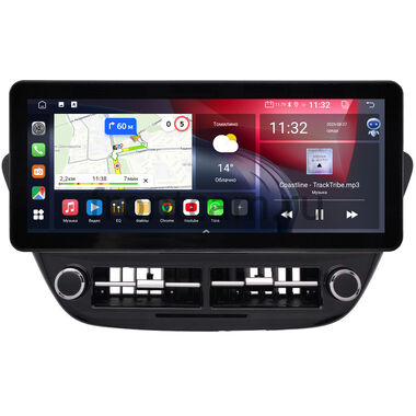 Hyundai Solaris 2 2017-2020 (черная глянцевая) 12.3 дюйма Canbox GTR1231-1582 на Android 10 (CarPlay, 4/64, DSP, QLed) Audi Style