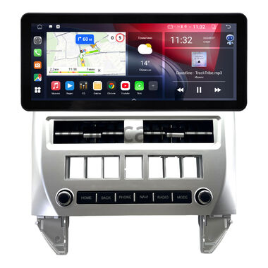 Volkswagen Polo 4 2001-2009 (серебряная) 12.3 дюйма Canbox GTR1231-1596 на Android 10 (CarPlay, 4/64, DSP, QLed) Audi Style